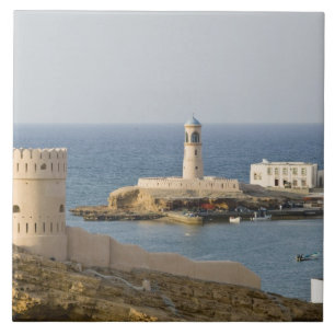 Oman, Sharqiya Region, Sur. Towers of Al Ayajh Tile