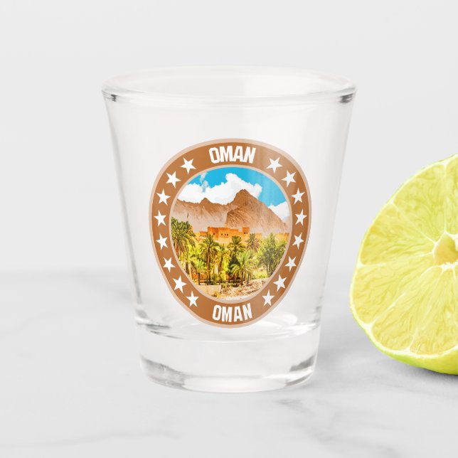 Oman                                               shot glass (Front)
