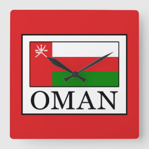 Oman Square Wall Clock