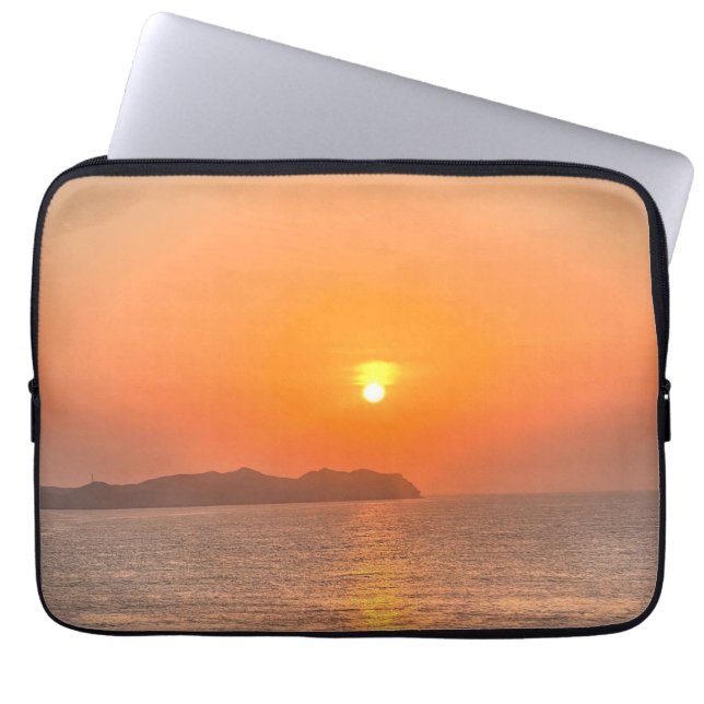 Oman Sunset from The Ship Laptop Sleeve (Front)
