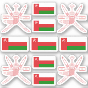 Omani national symbols /emblem and flag