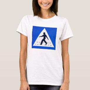 Omani pedestrian crossing sign - Muscat, Oman T-Shirt