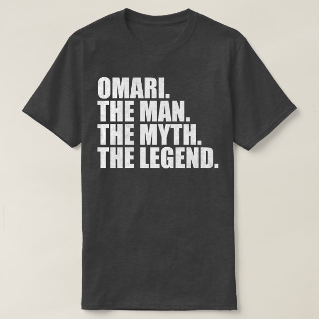 OmariOmari Name Omari given name T-Shirt (Design Front)