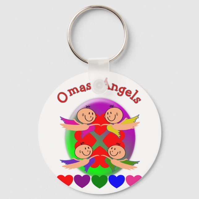 Omas Angels---Adorable Baby Angels Gifts Keychain (Front)