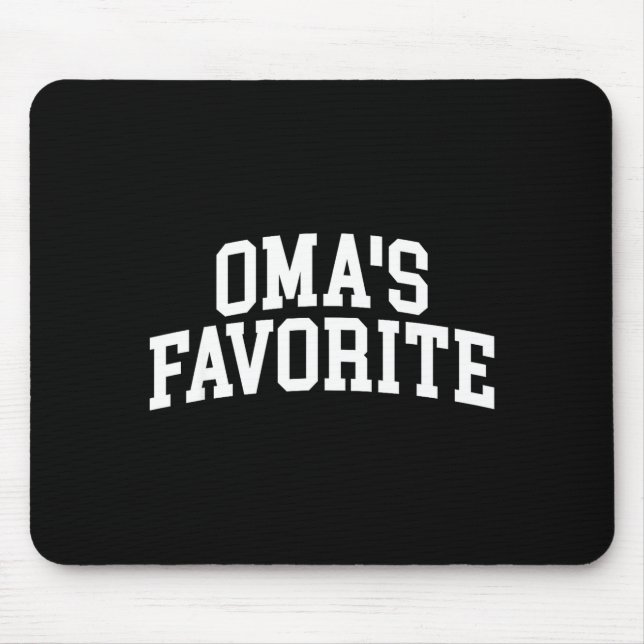 Oma's Favorite Grandkids  Mouse Pad (Front)