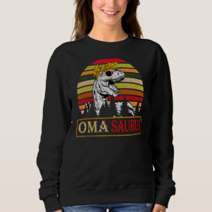 Omasaurus Rex Dinosaur Oma Saurus Family Mothers D Sweatshirt