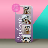 Ombre 4 Photos Handwritten Font -- CAN EDIT COLOR