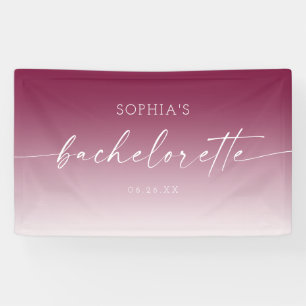 Ombré Bachelorette Party  Banner