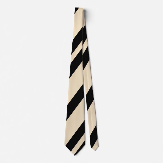 Ombre Beige Multi Diagonal Stripes Tie (Front)