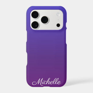 Ombre bleu et violet personnalisé