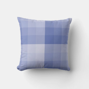 Ombre Blocks Periwinkle Throw Pillow