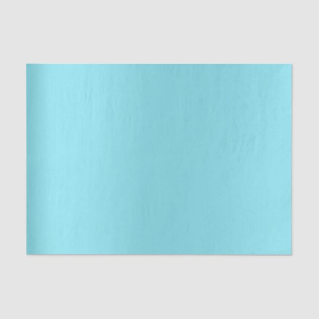 Ombre Blue Pastel Sky Delicate Minimal Tissue Paper (Front)