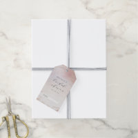Ombre Blush Pink Frosted Bridal Display Shower