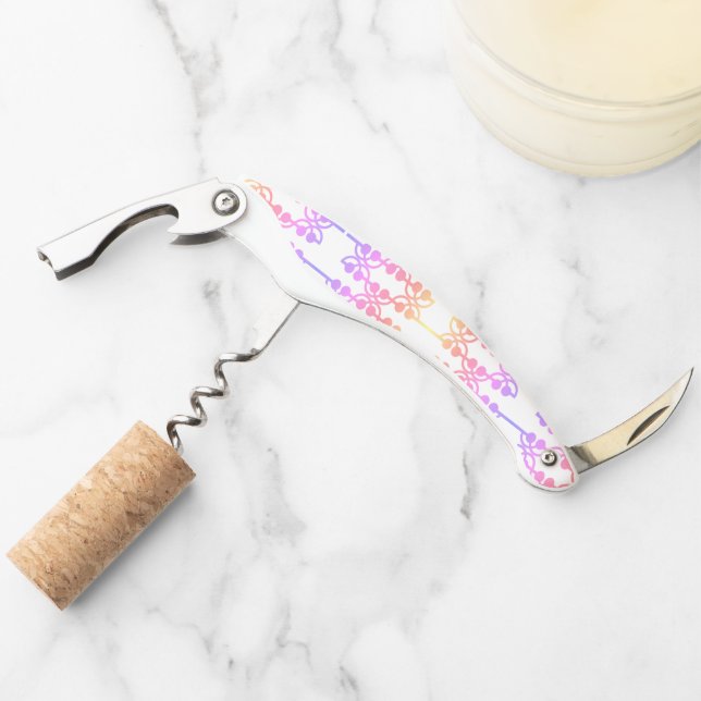 Ombre Bottle Opener with Corkscrew (Front)