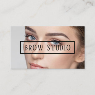 Ombre Brows & Eyelashes Business Card