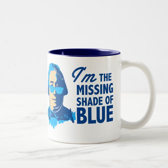 Ombre de David Hume de tasse bleue (Droit)