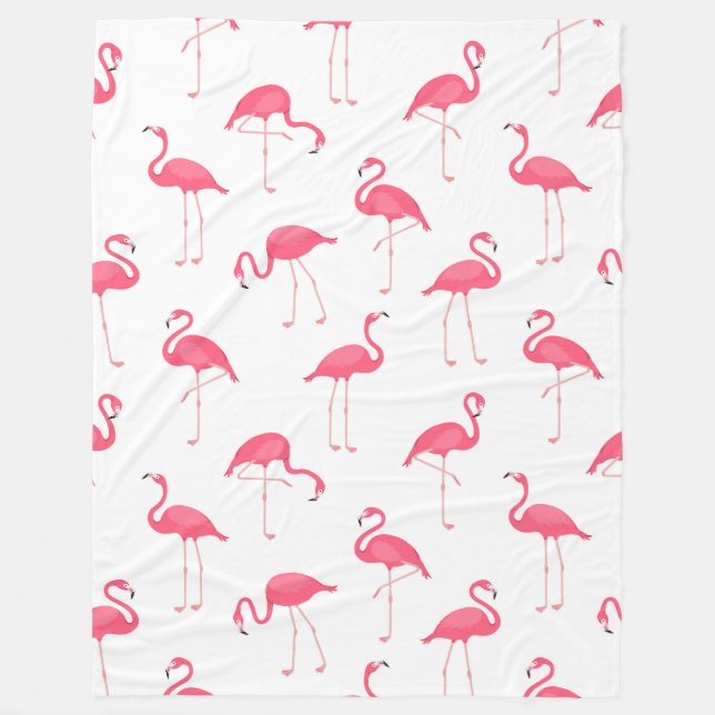 Ombre de Flamant rose 60x80 Couverture en polaire (Devant)