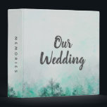 Ombre Forest Watercolor Pine Wedding Photo Album Binder<br><div class="desc">Ombre Forest Watercolor Pine Tree Wedding Photo Album With trendy Hand Lettered Script font! ~ Check my shop to see the entire wedding collection with this design!</div>