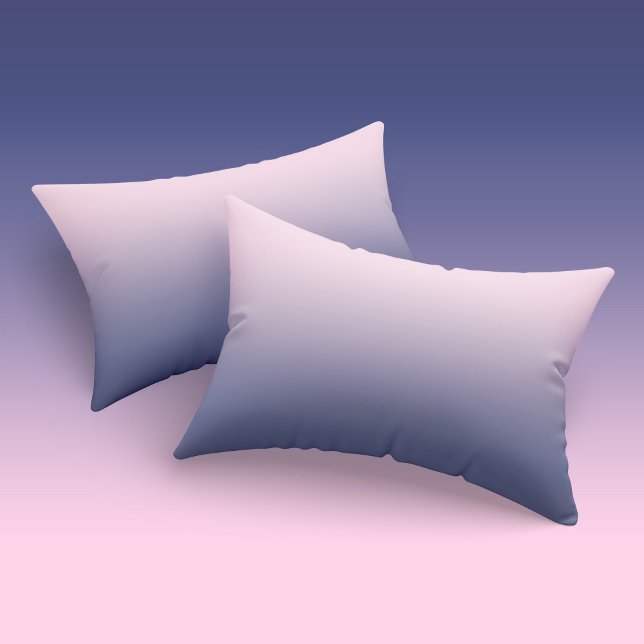 Ombre Girls Pastel Pink Dark Purple Gradient Pillowcase (Creator Uploaded)