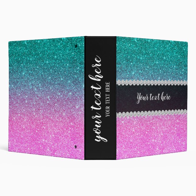 Ombre glitter sparkling binder (Background)