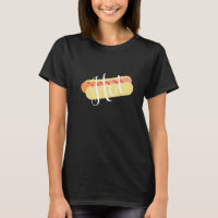 Ombre Hot Dog with Stripes