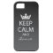 Ombre Keep Calm iPhone 5 Case-Mate Case (black)