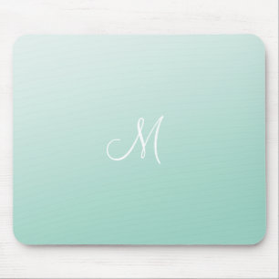 Ombre Mint Green Mouse Pad
