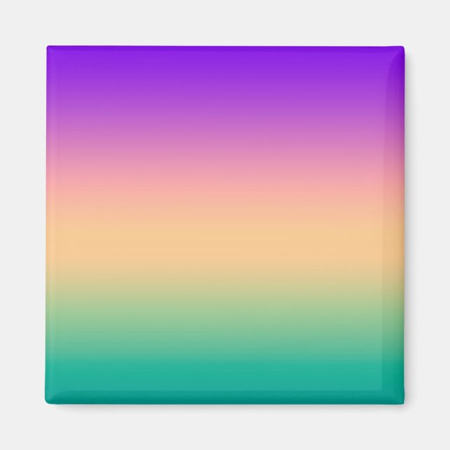 Ombre , multicolored magnet (Front)