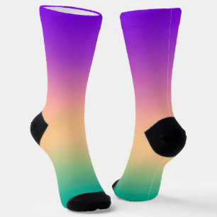 Ombre , multicolored socks