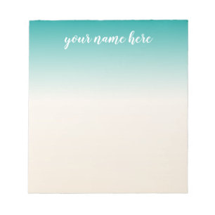 Ombre Notepad Personalized