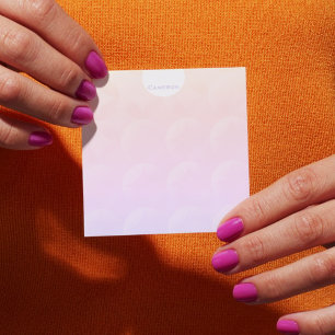 Ombre Pastel Graphic Design Personalized Post-it Notes
