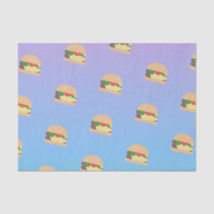Ombre Pastel Hamburger Tissue Paper
