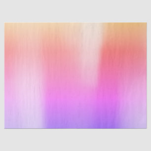Ombre Peach Rose Gold Pink Candy Glam Metallic Tissue Paper
