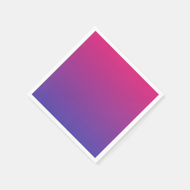 Ombre Pink and Purple Napkin (Corner)