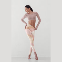 Ombre Pink Curve | Yoga Leggings