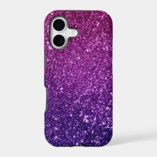 Ombre Pink & Purple Glitter Case