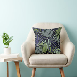 Ombre populaire plantes intérieurs coussin d'illus