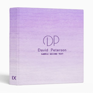 Ombre Purple Wooden Background Binder