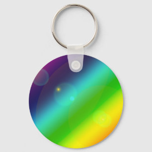 ombre rainbow keychain