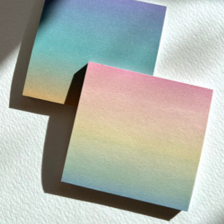 Ombré Rainbow Post-It Notes