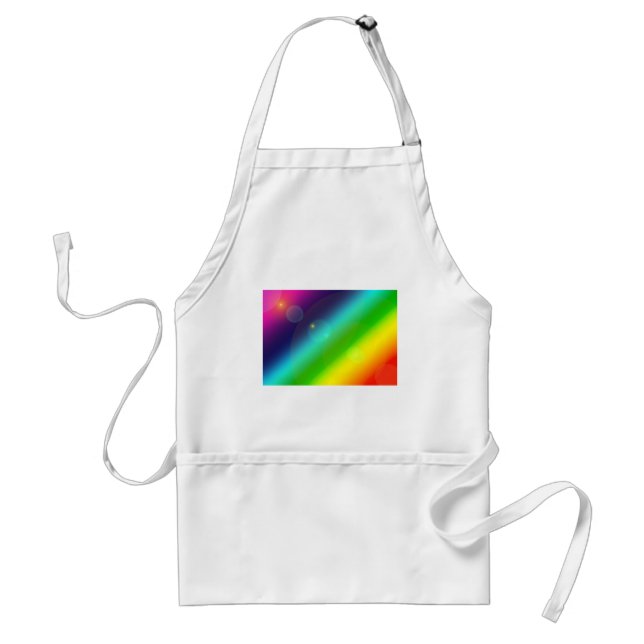 ombre rainbow standard apron (Front)