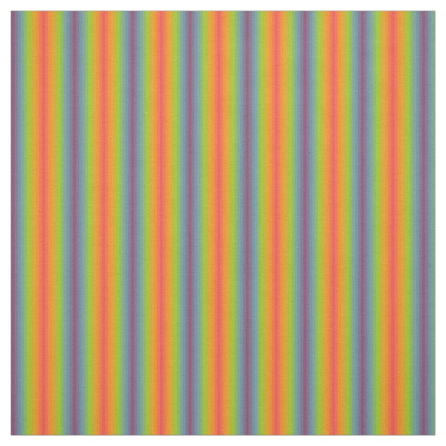 Ombre Rainbow Striped Fabric (Swatch)