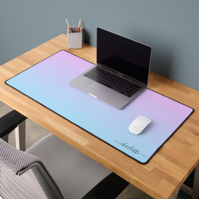 Ombré rose et turquoise (Bureau 2)
