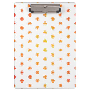 Ombre Sunburst Dot Clipboard - L