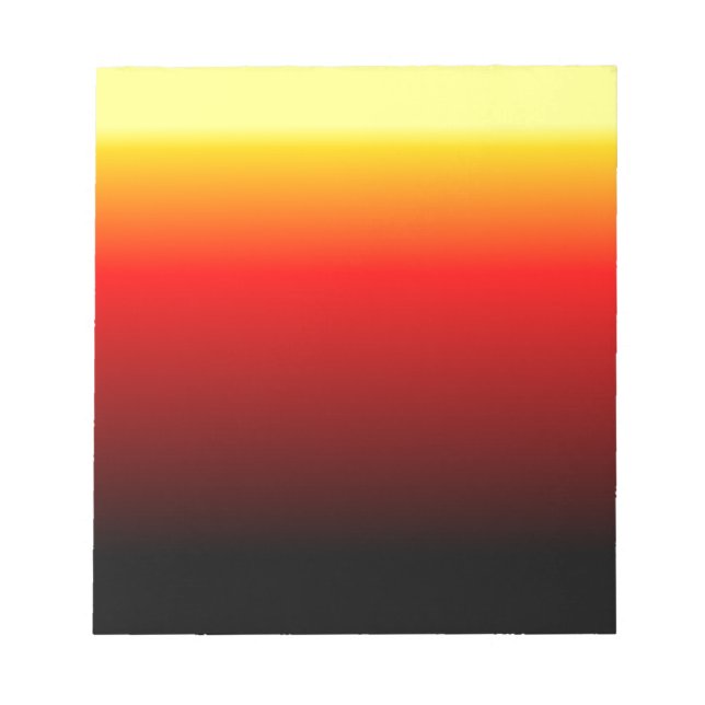 Ombre Sunset Notepad (Front)