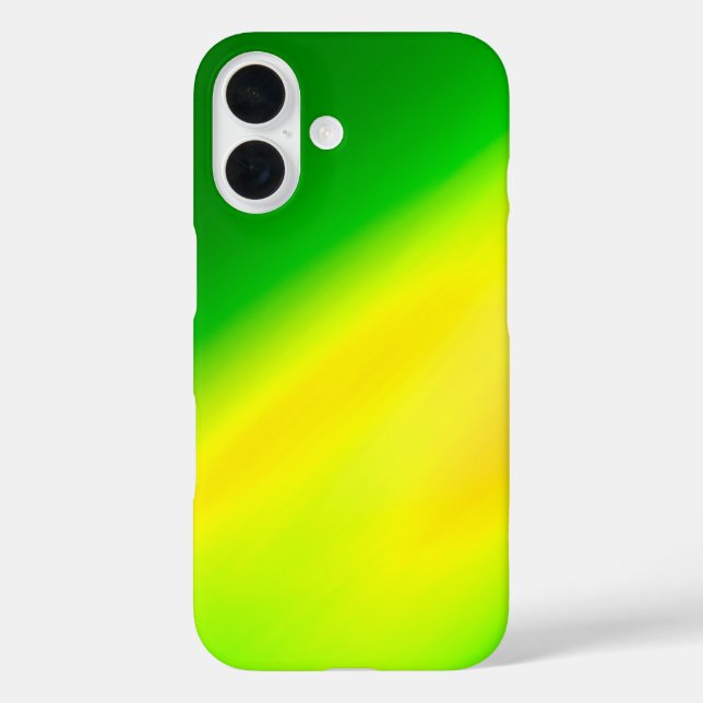 Ombre Toxic Moonlight Glow – iPhone 16 Case (Back)
