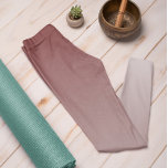 Ombre Trend Colour Mahogany Brown - Pastel Legging<br><div class="desc">Stylish mahogany brown ombre leggings from our Autumn & Winter 2023/24 trend colours collection offer timeless charm. These red - brown ombre leggings feature a gradient that transitions from a deeper, more intense hue at the waist to a softer, pastel shade toward the legs. These rustic red/brown leggings are a...</div>