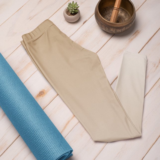 Ombre Trend Colour Warm Beige - Pastel Leggings (Creator Uploaded)
