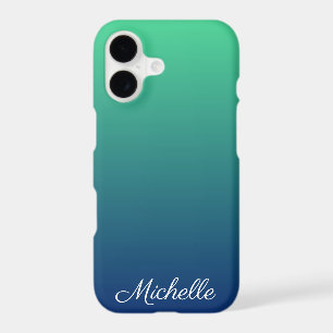 Ombre vert et bleu personnalisé