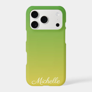 Ombre vert et jaune personnalisé